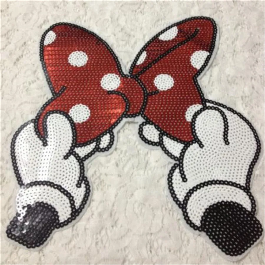 Sequins patch Doc Bowknot Applique Fashion embroidery Iron on patches deal with it Stickers for clothes T-shirt/Dress/Jeans/Coat
Sequins patch Doc Bowknot Applique Fashion embroidery Iron on patches deal with it Stickers for clothes T-shirt/Dress/Jeans/Coat