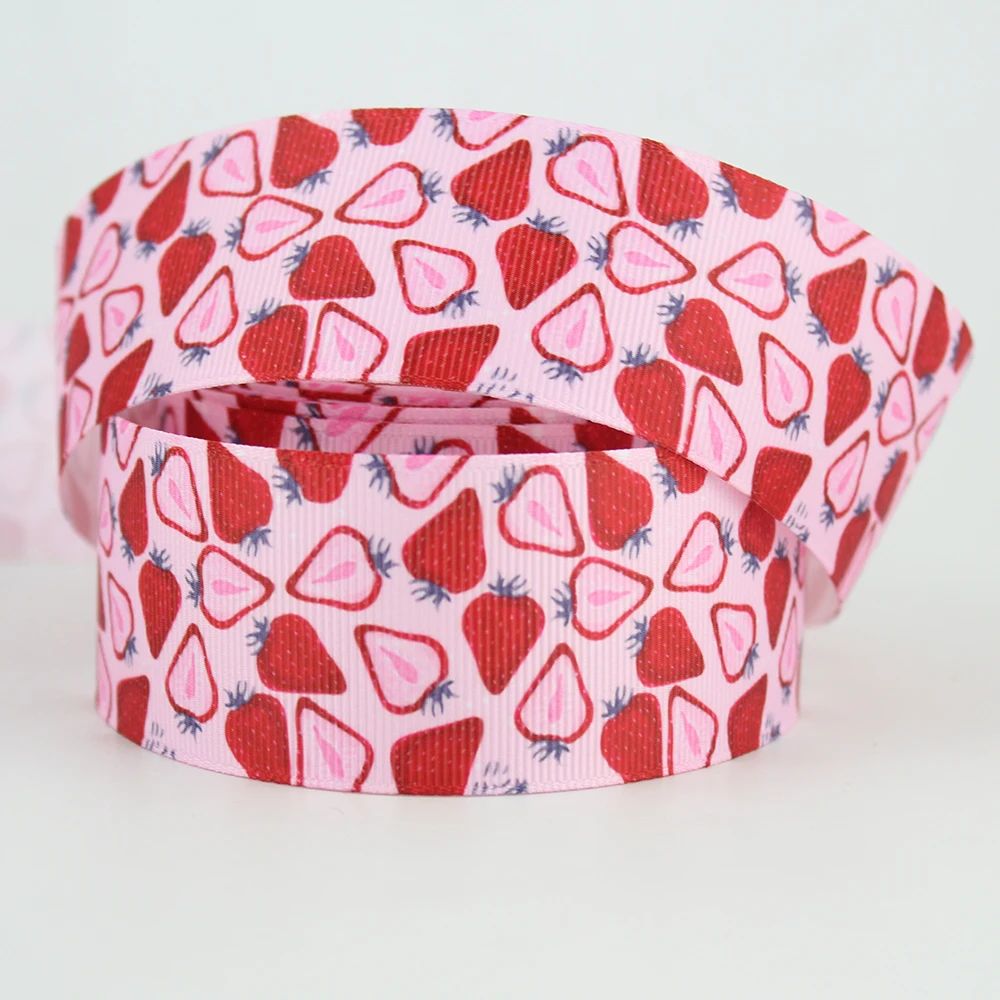 Strawberry printed pink ribbon handmade hair bows decorative tape gift wrap 16mm 22mm 25mm 38mm 57mm 75mm
Strawberry printed pink ribbon handmade hair bows decorative tape gift wrap 16mm 22mm 25mm 38mm 57mm 75mm