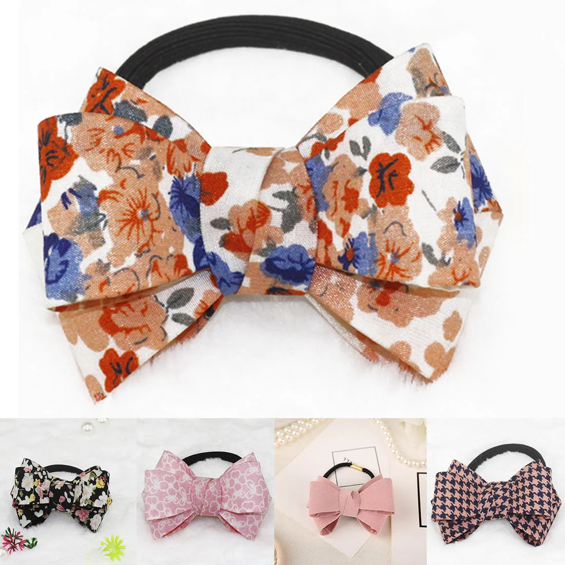 Arrival Hair Tie Layer Flannelette Bows Big Bow Dot Flora Hair Ponytail Hair Bands Rubber Rope For Women Girl Headwear
Arrival Hair Tie Layer Flannelette Bows Big Bow Dot Flora Hair Ponytail Hair Bands Rubber Rope For Women Girl Headwear