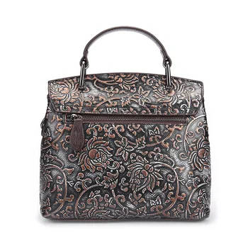 Hot sale retro style genuine leather handbag women charming flowers prints shoulder bag fashion creative messenger bag
Hot sale retro style genuine leather handbag women charming flowers prints shoulder bag fashion creative messenger bag