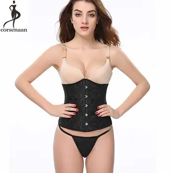 Steel Boned Corset Women Jacquard Floral Gothic Korset Underbust Bustier Front Busk Closure Korsett Waist Slimming Sexy Corselet
Steel Boned Corset Women Jacquard Floral Gothic Korset Underbust Bustier Front Busk Closure Korsett Waist Slimming Sexy Corselet