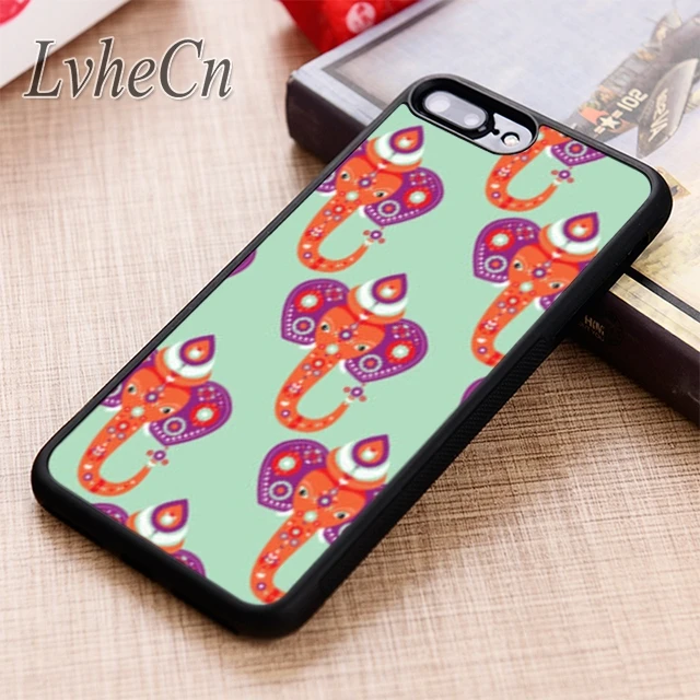 LvheCn индийские восточные Слоны чехол для телефона iPhone 5 6 6s 7 8 plus X XR XS max 11 12 Pro Samsung