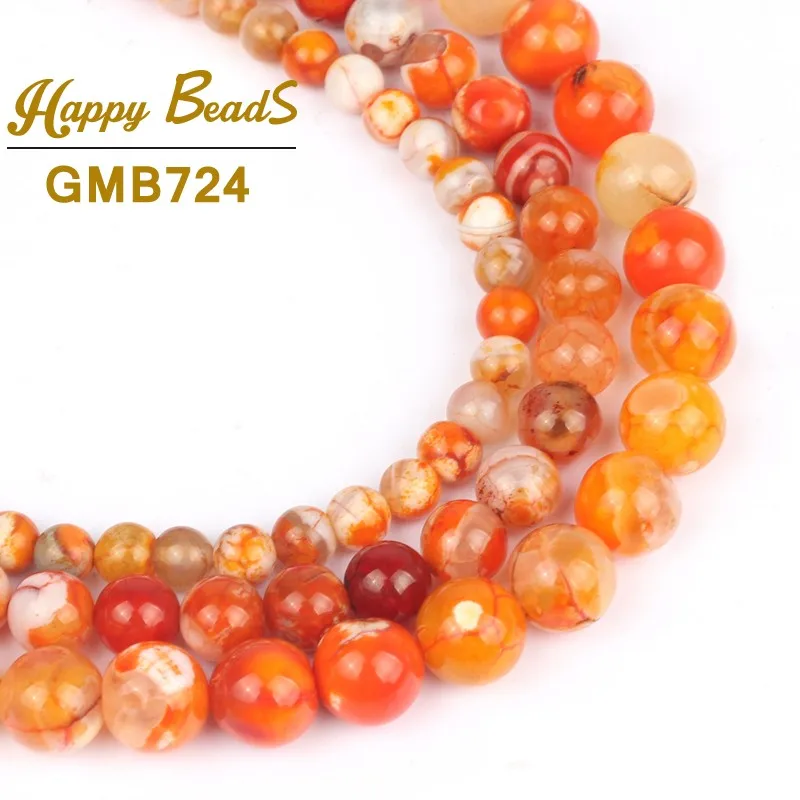 Natural Stone Beads Orange Ice Craked Agat Round Loose Beads 15'' 6mm 8mm 10mm For DIY Making Bracelet Necklace Jewelry
Natural Stone Beads Orange Ice Craked Agat Round Loose Beads 15'' 6mm 8mm 10mm For DIY Making Bracelet Necklace Jewelry
