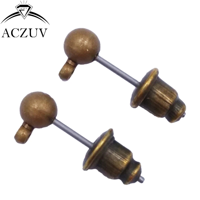 1000pcs Antique Bronze 3mm 4mm 5mm 6mm Ball Earring Post Pin with Bullet Earring Backs Jewelry Findings PEP015
1000pcs Antique Bronze 3mm 4mm 5mm 6mm Ball Earring Post Pin with Bullet Earring Backs Jewelry Findings PEP015