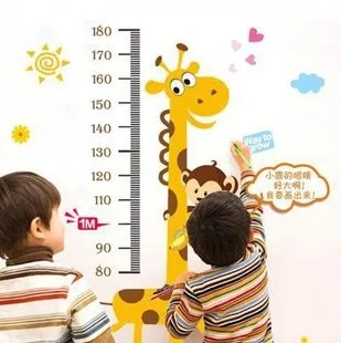 wall decoration stickers for kids PVC Children Cartoon Giraffe Remove Heigh Measure Home Decoration Sticker FREE SHIPPING
wall decoration stickers for kids PVC Children Cartoon Giraffe Remove Heigh Measure Home Decoration Sticker FREE SHIPPING