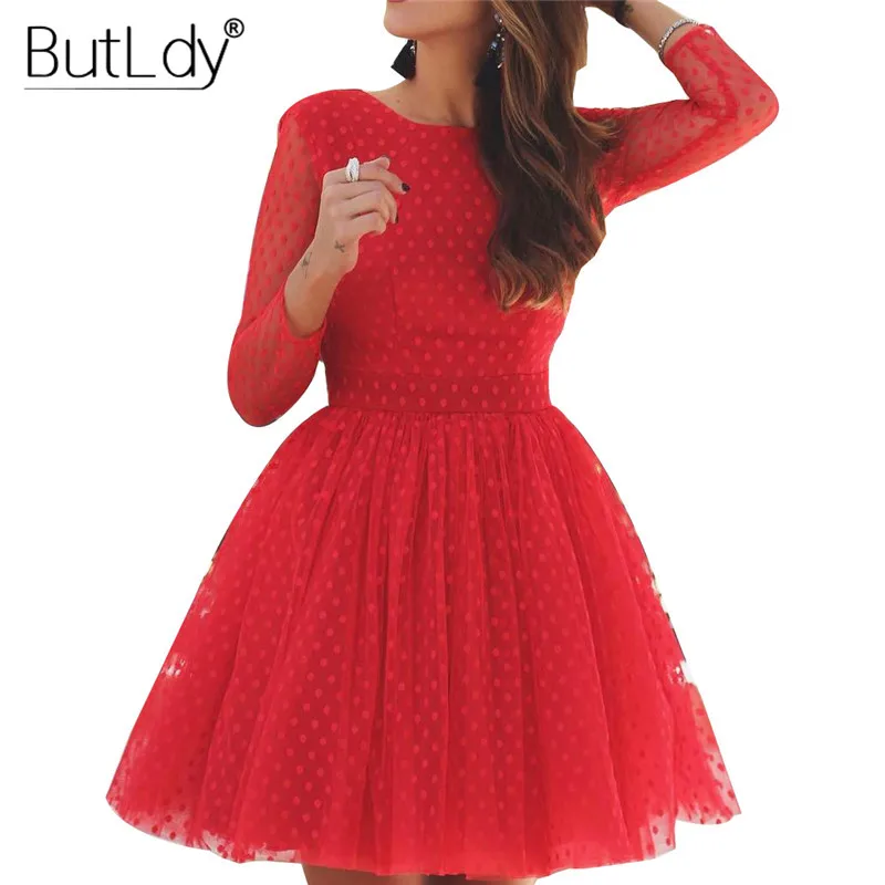 Lace Long Sleeve Mini Dress Women 2019 Spring Summer Sexy Short Party Dresses Clubwear Backless Ball Gown Red Mesh Robe Femme
Lace Long Sleeve Mini Dress Women 2019 Spring Summer Sexy Short Party Dresses Clubwear Backless Ball Gown Red Mesh Robe Femme