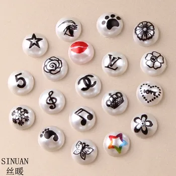 SINUAN Plastic Pearl Acrylic Beads Round Decoration For Nails 5Mm Flatback 3D Nail Art Gule-On Pearl Decoration Color Acrylic
SINUAN Plastic Pearl Acrylic Beads Round Decoration For Nails 5Mm Flatback 3D Nail Art Gule-On Pearl Decoration Color Acrylic