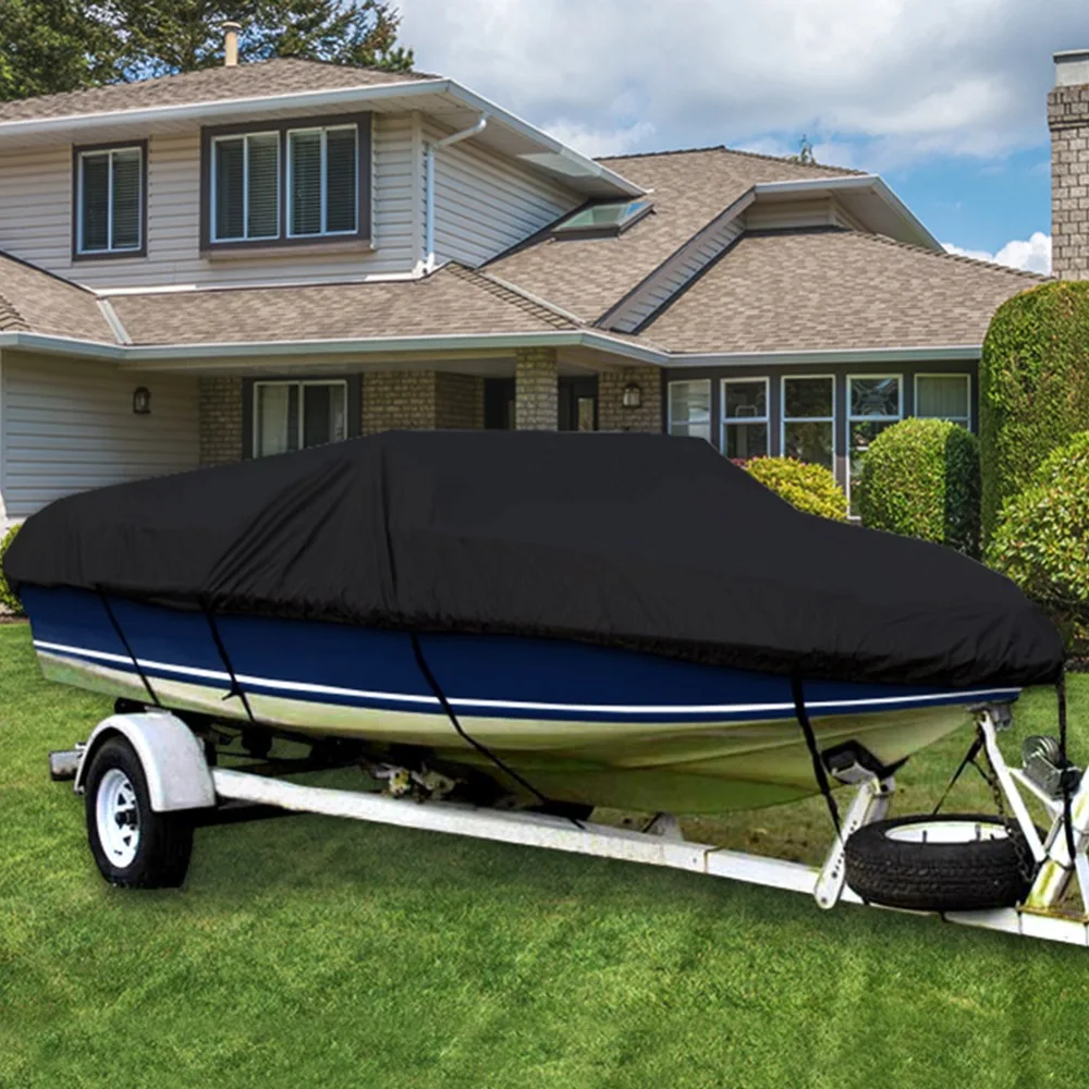 Tirol 16-18FT Boat Cover 600D Runabout Boat Cover Outdoor Waterproof Boat Cover Fits V-Hull, Tri-Hull,Runabout Boat Cover Size L
Tirol 16-18FT Boat Cover 600D Runabout Boat Cover Outdoor Waterproof Boat Cover Fits V-Hull, Tri-Hull,Runabout Boat Cover Size L
