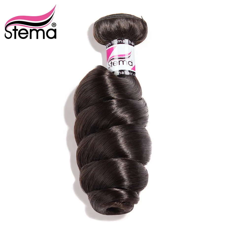 Stema Loose Wave Bundle Brazilian Hair Weave 1/3/4 Bundles 100% Human Remy Hair Extension Natural Color Free Shipping
Stema Loose Wave Bundle Brazilian Hair Weave 1/3/4 Bundles 100% Human Remy Hair Extension Natural Color Free Shipping