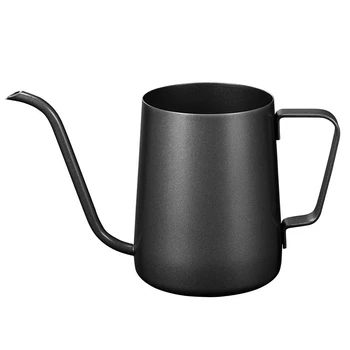 Pour Over Drip Coffee Pot, Stainless Steel Long Narrow Gooseneck Spout Coffee Kettle, Matte Black, 350ml/ 12Oz
Pour Over Drip Coffee Pot, Stainless Steel Long Narrow Gooseneck Spout Coffee Kettle, Matte Black, 350ml/ 12Oz