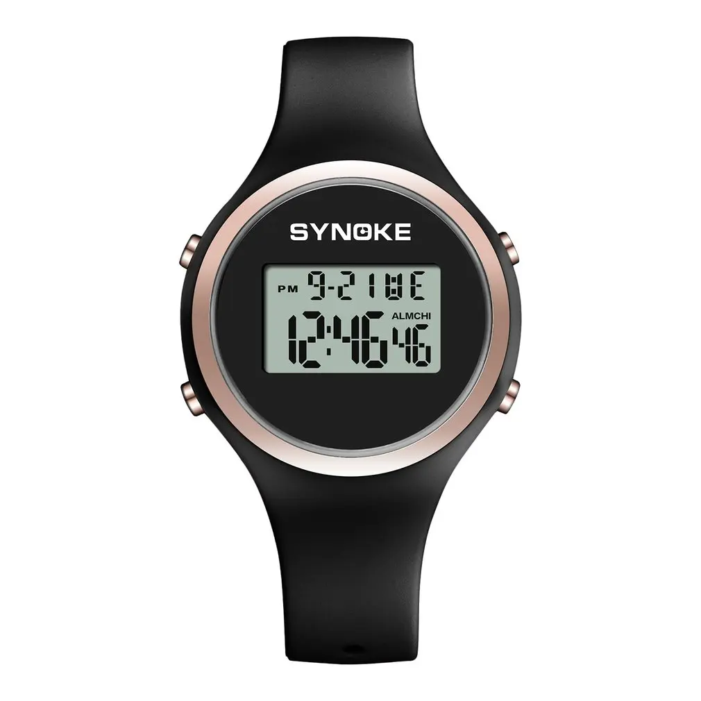 SYNOKE Children Silicone Belt Simple Waterproof Electronic Watch Digital LED Screen Night Light Wristwatch Electronic Watch
SYNOKE Children Silicone Belt Simple Waterproof Electronic Watch Digital LED Screen Night Light Wristwatch Electronic Watch