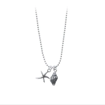 XIYANIKE S925 Sterling Silver Starfish Necklace Conch Pendant Simple Short Chain Engagement Jewelry Girl Birthday Gift VNS8449
XIYANIKE S925 Sterling Silver Starfish Necklace Conch Pendant Simple Short Chain Engagement Jewelry Girl Birthday Gift VNS8449