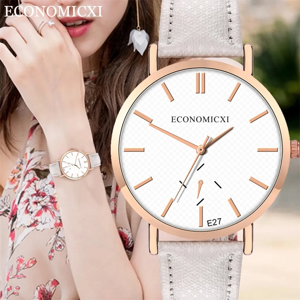2019 Hot Fashion Women Quartz Watch Simple Belt Fake SIngle Eye Female Clock Dress Party Drop Shopping Reloj de moda dama Wd3 | Наручные