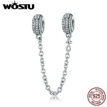 WOSTU Fashion Real 925 Sterling Silver Dazzling Round Stone Charms fit Bracelet Necklace Original Bead Jewelry Making DXC812
WOSTU Fashion Real 925 Sterling Silver Dazzling Round Stone Charms fit Bracelet Necklace Original Bead Jewelry Making DXC812