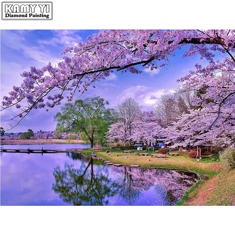 Romantic Sakura Trees fall Diamond Embroidery Scenery 5D Diamond Painting Cross Stitch Diamond Mosaic Needlework Bedroom LK1
Romantic Sakura Trees fall Diamond Embroidery Scenery 5D Diamond Painting Cross Stitch Diamond Mosaic Needlework Bedroom LK1