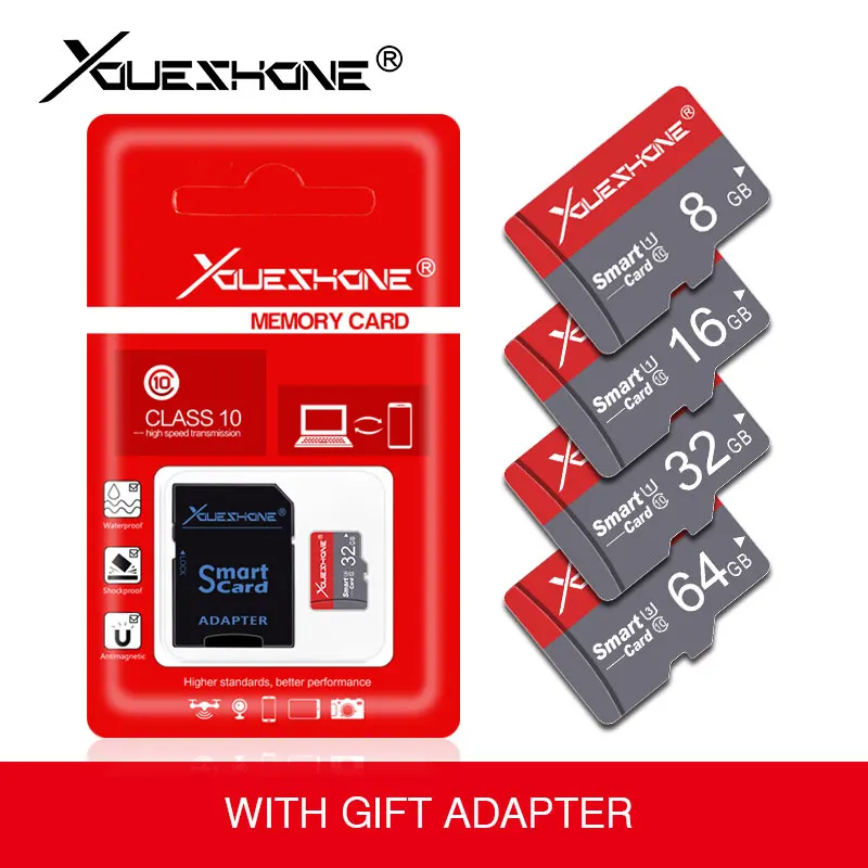 High Speed Class 10 4GB 8GB 16GB 32GB 64GB 128GB Memory card Micro SD Cards Cartao De Memoia SDHC/SDXC TF card with SD adapter 
High Speed Class 10 4GB 8GB 16GB 32GB 64GB 128GB Memory card Micro SD Cards Cartao De Memoia SDHC/SDXC TF card with SD adapter