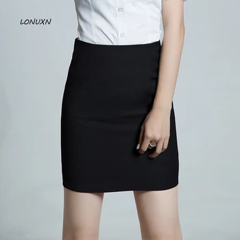 high quality Female spring new Korean version High waist Slim sexy black Package hip A-Line Mini skirt business attire work wear
high quality Female spring new Korean version High waist Slim sexy black Package hip A-Line Mini skirt business attire work wear