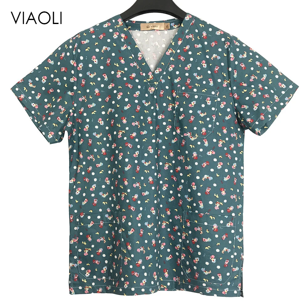 Veterinary Print Cartoon medical clothings for slim fit uniforme enfermera uniformes clinicos mujer dental spa salon workwear
Veterinary Print Cartoon medical clothings for slim fit uniforme enfermera uniformes clinicos mujer dental spa salon workwear