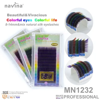 navina Black to colors silk false eyelashes of makeup,Curl CD,Thickness 0.07-0.10mm,Length 8-14mm mix
navina Black to colors silk false eyelashes of makeup,Curl CD,Thickness 0.07-0.10mm,Length 8-14mm mix