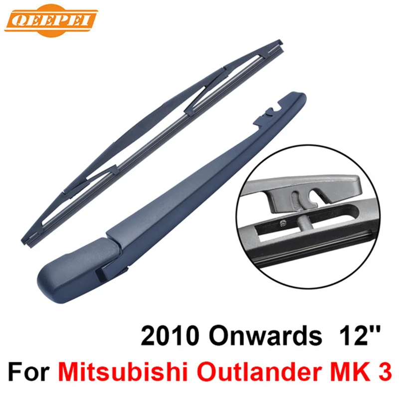 QEEPEI Rear Wiper Blade and Arm For Mitsubishi Outlander MK 3 2010 Onwards 12'' 4 door SUV High Quality Iso9000 Natural Rubber
QEEPEI Rear Wiper Blade and Arm For Mitsubishi Outlander MK 3 2010 Onwards 12'' 4 door SUV High Quality Iso9000 Natural Rubber