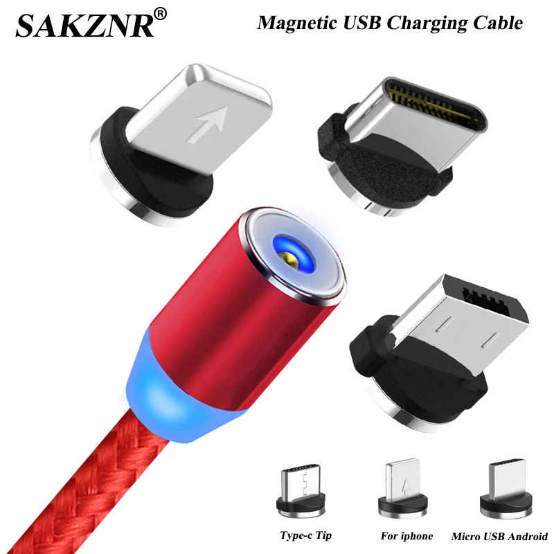 SAKZNR LED Lighting Magnetic USB Cable For iPhone Xs Max XR X 7 8 Micro Type C Charger Fast Charging Magnet Charge USB-C Type-C
SAKZNR LED Lighting Magnetic USB Cable For iPhone Xs Max XR X 7 8 Micro Type C Charger Fast Charging Magnet Charge USB-C Type-C