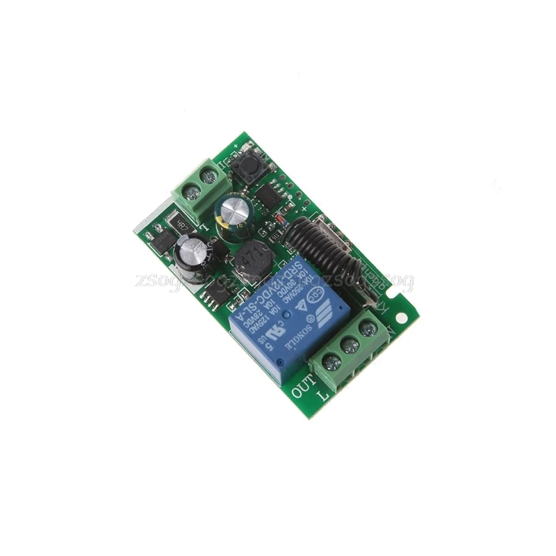 High Qulaity AC 220V 1CH RF 433MHz Wireless Remote Control Switch Module Learning Code Relay D07 Dropship
High Qulaity AC 220V 1CH RF 433MHz Wireless Remote Control Switch Module Learning Code Relay D07 Dropship