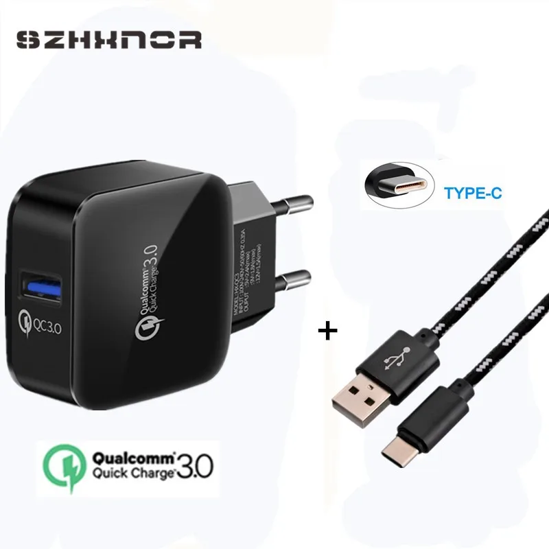 Quick Charge 3.0 USB Charger Power Adapter for LG G6 V30 For Elephone U / U Pro Z1 / BQ Aquaris X / X Pro + Type C USB
Quick Charge 3.0 USB Charger Power Adapter for LG G6 V30 For Elephone U / U Pro Z1 / BQ Aquaris X / X Pro + Type C USB