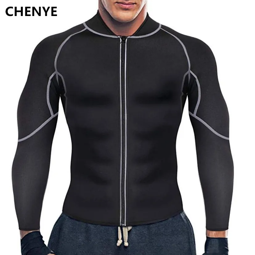 CHENYE Men's Slim Waist Neoprene Bodysuit Workout Zipper Tops Long Sleeves Reducing Shapewear Fitness Sauna Shapers Body Control
CHENYE Men's Slim Waist Neoprene Bodysuit Workout Zipper Tops Long Sleeves Reducing Shapewear Fitness Sauna Shapers Body Control