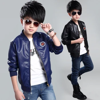 2016 children's clothing spring 6 child leather clothing 8 male child outerwear PU leather jacket child top spring and autumn
2016 children's clothing spring 6 child leather clothing 8 male child outerwear PU leather jacket child top spring and autumn