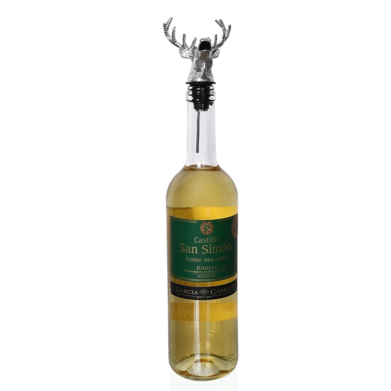 1PCS New Stainless Steel Deer Stag Head Wine Pourer 6PCS Unique Wine Bottle Stoppers Wine Aerators Bar Tools Free Shipping
1PCS New Stainless Steel Deer Stag Head Wine Pourer 6PCS Unique Wine Bottle Stoppers Wine Aerators Bar Tools Free Shipping