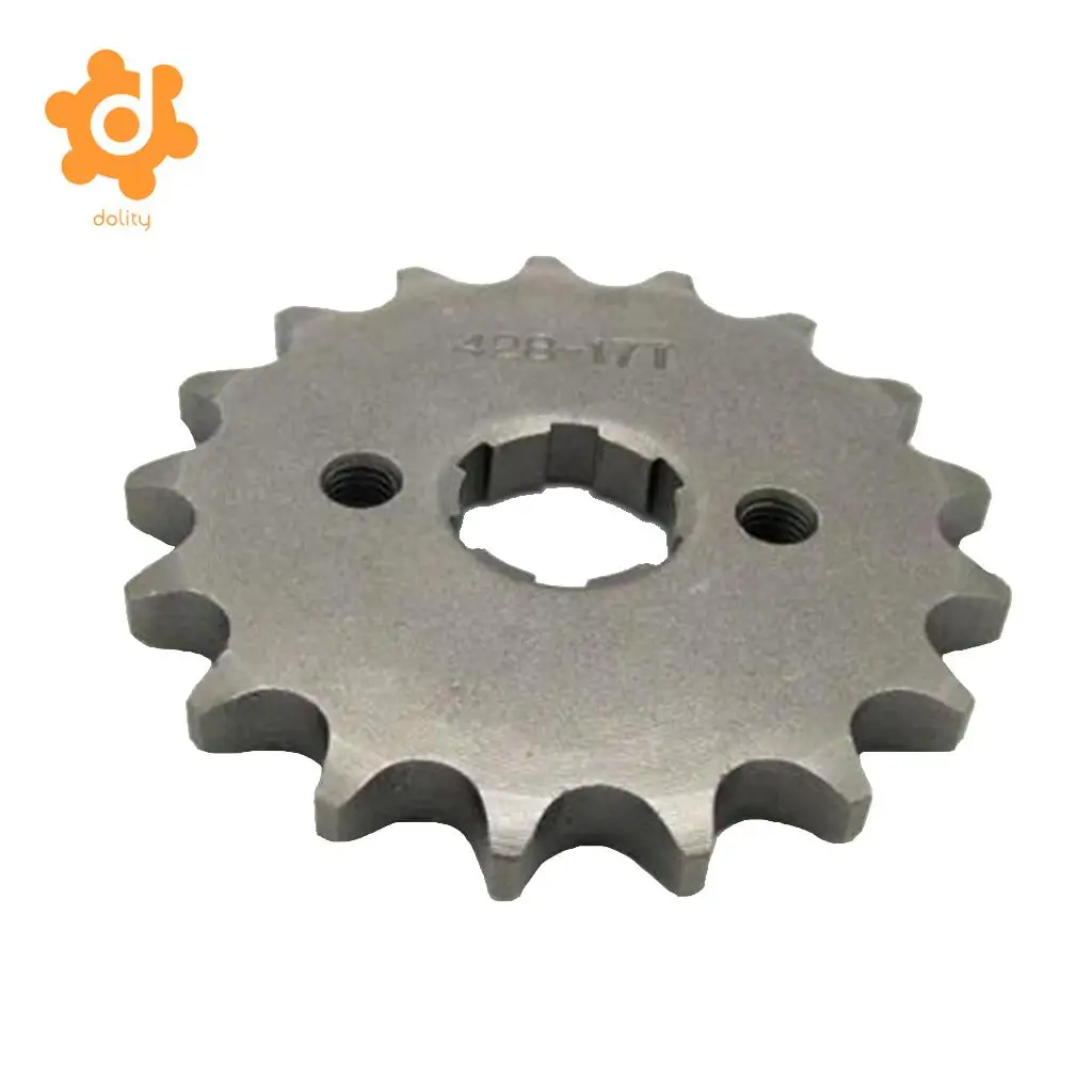 17T 428 Chain/Pitch 20mm Front Sprocket Cog for Pit Trail Dirt Bike ATV Quad