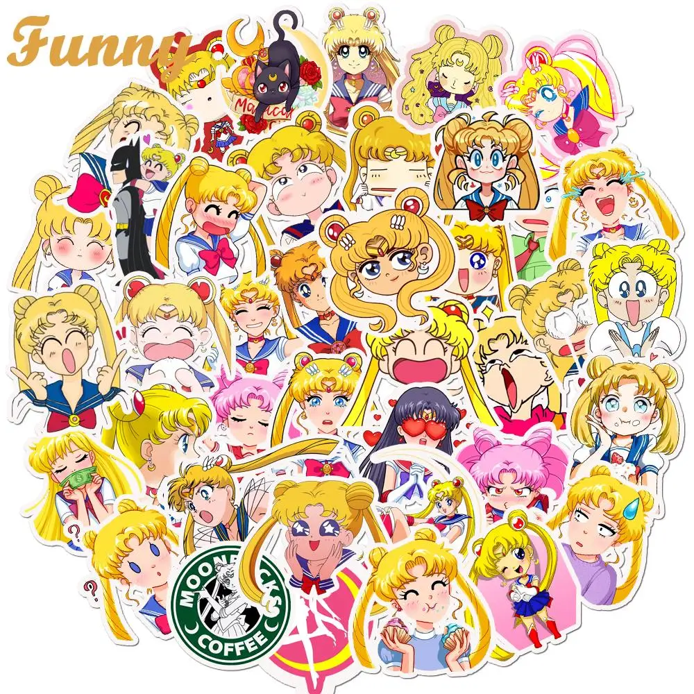 50pcs Anime Sailor Moon Stickers for Children Travel Case Bicycle Laptop Notebook Kid Anime Stickers
50pcs Anime Sailor Moon Stickers for Children Travel Case Bicycle Laptop Notebook Kid Anime Stickers