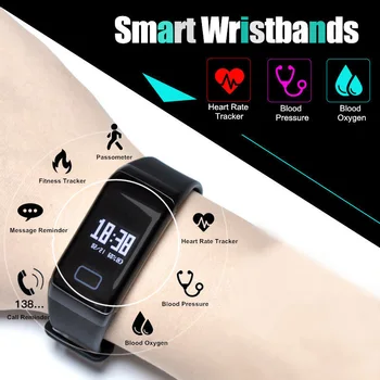 Smart Sport Bracelet Wristband Blood Pressure Heart Rate Monitor Pedometer waterproof smart band For men women PK MI Band 3
Smart Sport Bracelet Wristband Blood Pressure Heart Rate Monitor Pedometer waterproof smart band For men women PK MI Band 3