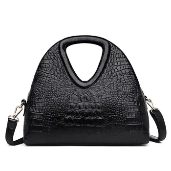 2019 new simple fashion Europe and America crocodile pattern handbags mother bag handbag
2019 new simple fashion Europe and America crocodile pattern handbags mother bag handbag