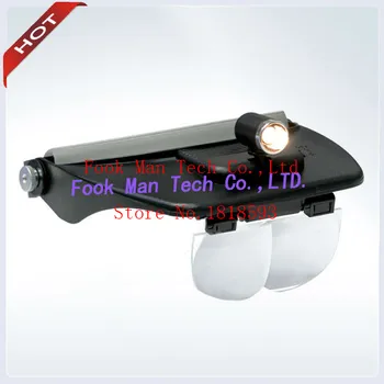 Free Shipping 1.2X 1.8X 2.5X 3.5X Watch Repair Glasses Magnifying Eye Loupe With 3 LED Lamps
Free Shipping 1.2X 1.8X 2.5X 3.5X Watch Repair Glasses Magnifying Eye Loupe With 3 LED Lamps