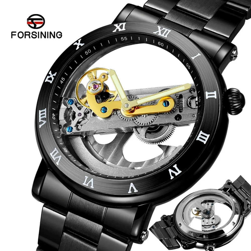3ATM Waterproof Special Design Automatic Watches Men Luxury Top Brand Mechanical Watch Transparent Black Casual Men's Watches
3ATM Waterproof Special Design Automatic Watches Men Luxury Top Brand Mechanical Watch Transparent Black Casual Men's Watches