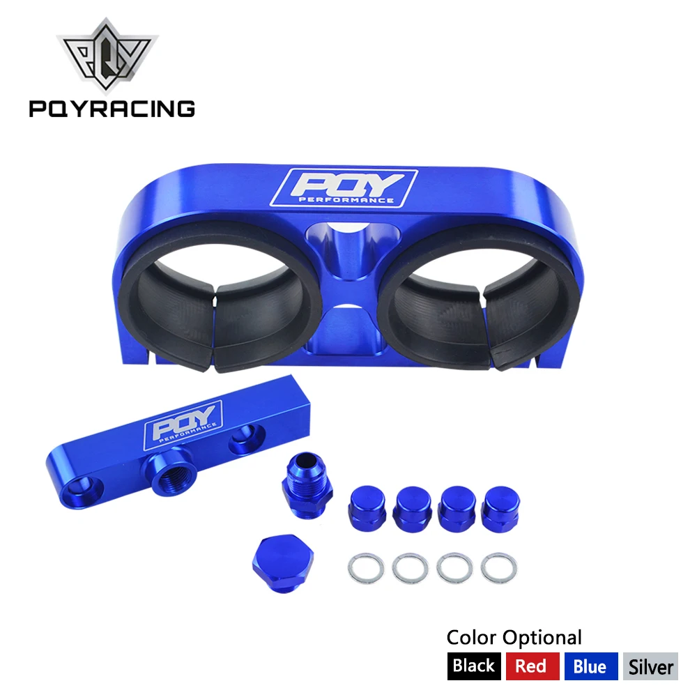 PQY Twin Fuel Pump Bracket Billet Aluminium Assembly OUTLET Manifold In Black for 044 fuel pump With PQY Logo PQY-LD2642-QY
PQY Twin Fuel Pump Bracket Billet Aluminium Assembly OUTLET Manifold In Black for 044 fuel pump With PQY Logo PQY-LD2642-QY