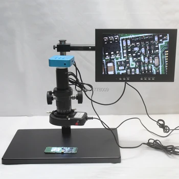 20MP Full HD 1080P 60FPS HDMI USB Output Industry Microscope Video Camera 180X C-Mount Lens Workbench LED Lights 10-inch Monitor
20MP Full HD 1080P 60FPS HDMI USB Output Industry Microscope Video Camera 180X C-Mount Lens Workbench LED Lights 10-inch Monitor