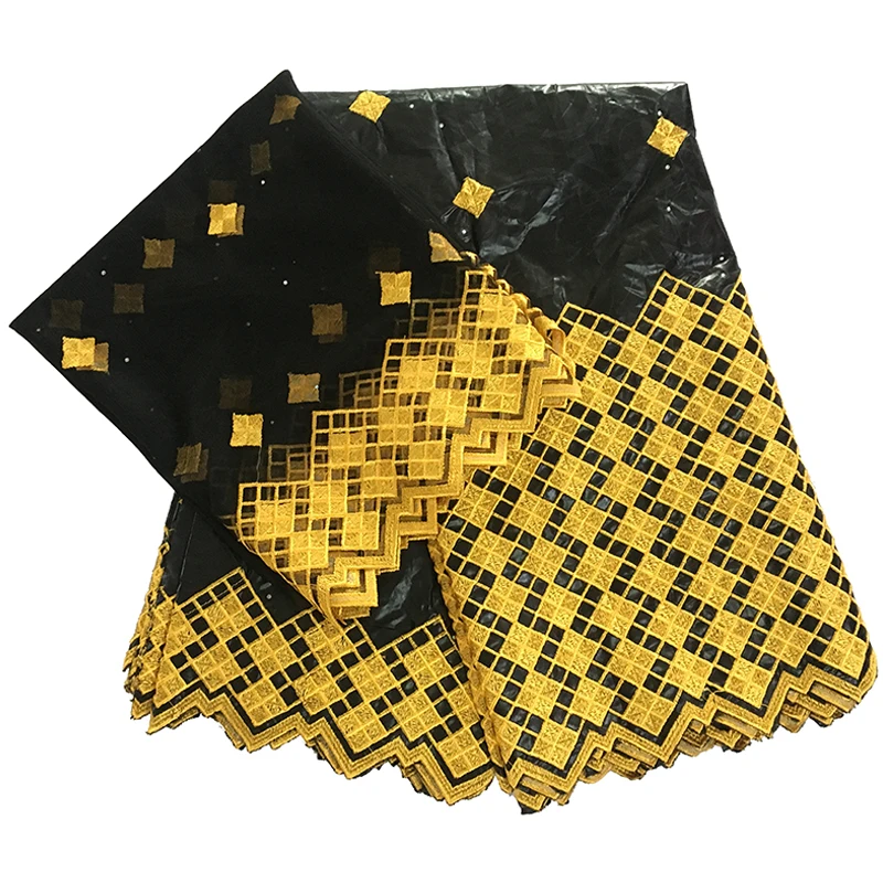 Guinea Brocade African Fabrics 2022 Fashion African Embroidery Fabric Cotton Bazin Riche Textile Nigerian Turbans 5+2 yards/lot
Guinea Brocade African Fabrics 2022 Fashion African Embroidery Fabric Cotton Bazin Riche Textile Nigerian Turbans 5+2 yards/lot
