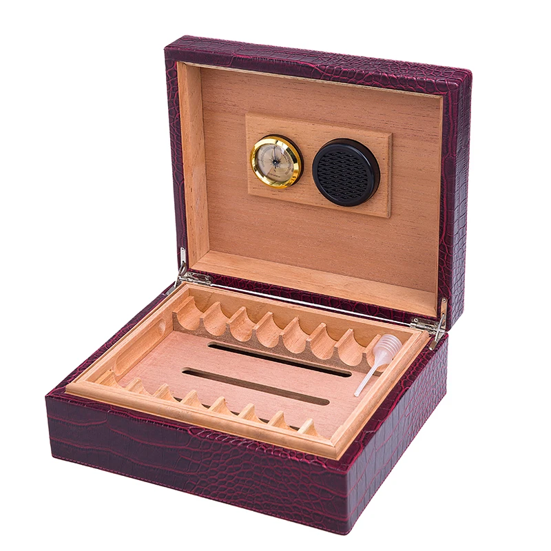 big capacity good quality New COHIBA Luxury Cedar Wood Cigar Humidor Pretty Storage Box with Lock Humidifier Hygrometer
big capacity good quality New COHIBA Luxury Cedar Wood Cigar Humidor Pretty Storage Box with Lock Humidifier Hygrometer