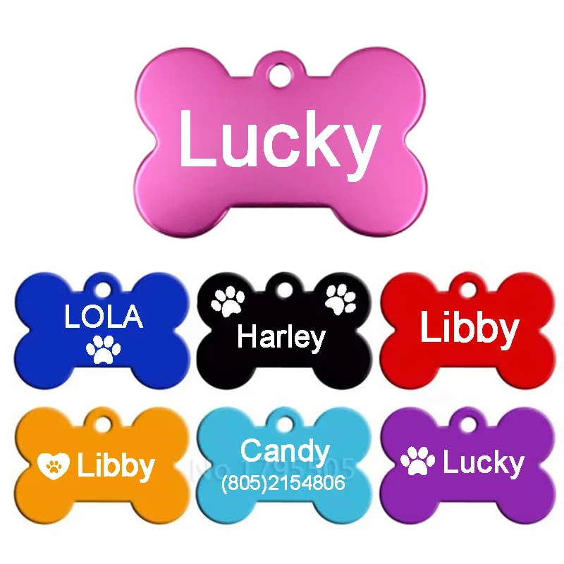 2pcs Personalized Dog ID Tags Aluminium Customized Pet Tag For Dog Cats Engraved Dog Tag Bone Dog Collar Pendant
2pcs Personalized Dog ID Tags Aluminium Customized Pet Tag For Dog Cats Engraved Dog Tag Bone Dog Collar Pendant