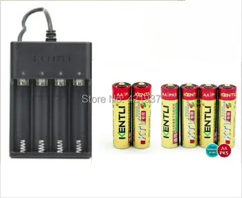 6pcsKENTLI KTV special 1.5V AA 2800mWh rechargeable lithium battery for wireless microphone rechargeable+ 4 slots USB charger
6pcsKENTLI KTV special 1.5V AA 2800mWh rechargeable lithium battery for wireless microphone rechargeable+ 4 slots USB charger