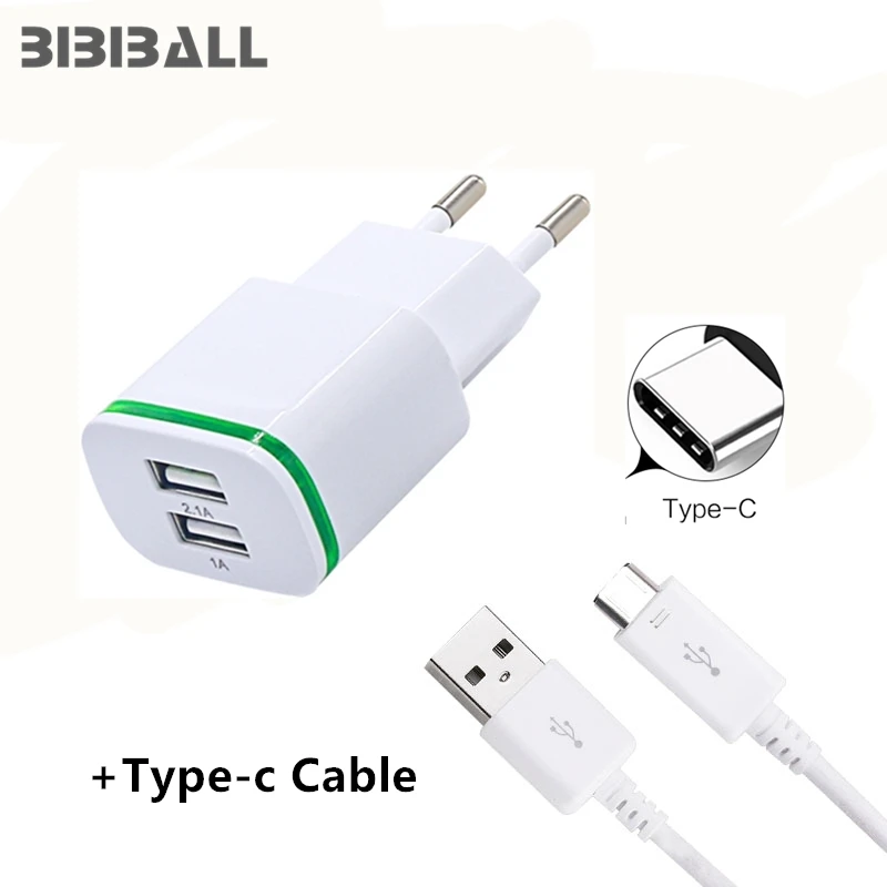 Зарядное устройство USB C 3 1 с 2 портами и светодиодной подсветкой для быстрой