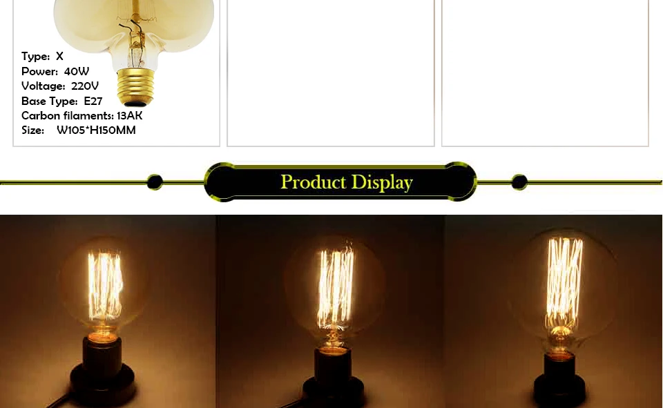 Retro Edison LED light Bulb (7)