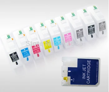 Refillable ink cartridges with ARC chip for Epson stylus pro 3800 3805 printer.9 color set; 9 piece/Set
Refillable ink cartridges with ARC chip for Epson stylus pro 3800 3805 printer.9 color set; 9 piece/Set