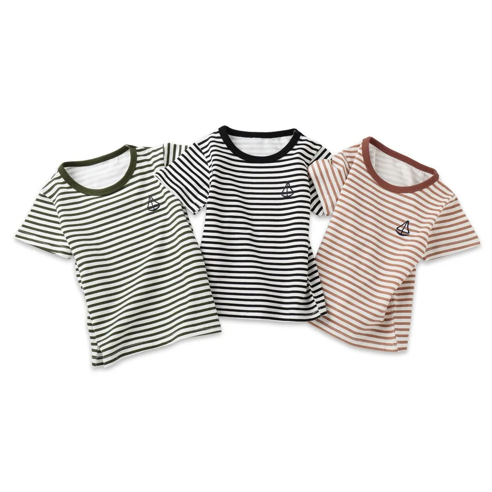 Baby Boys Girls Clothes Children Cotton Casual Tops Summer Short Sleeve Striped Boat Print T-shirt Toddler Baby Kids Soft Blouse
Baby Boys Girls Clothes Children Cotton Casual Tops Summer Short Sleeve Striped Boat Print T-shirt Toddler Baby Kids Soft Blouse