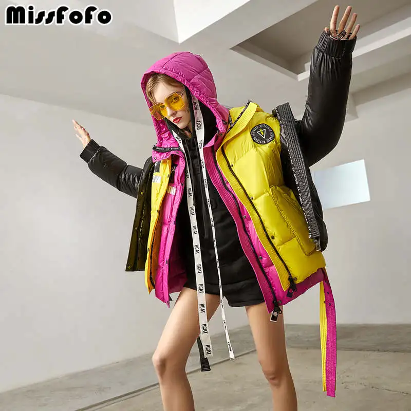 MissFoFo 2018 New Winter Down Coats Fashion Lady short solid Down Parka white duck down S-XL
MissFoFo 2018 New Winter Down Coats Fashion Lady short solid Down Parka white duck down S-XL