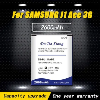 New High quality 2600mAh EB-BJ111ABE Li-ion Phone Battery use for Samsung Galaxy J1 Ace 3G Duos J111F Phone Free shipping
New High quality 2600mAh EB-BJ111ABE Li-ion Phone Battery use for Samsung Galaxy J1 Ace 3G Duos J111F Phone Free shipping