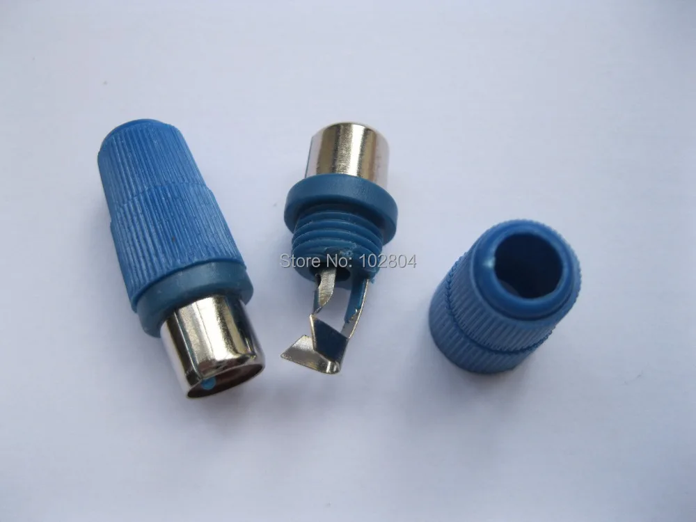 Solder Blue RCA Jack Female Audio Video Connector (have no soft tail) 500 pcs per Lot Hot Sale
Solder Blue RCA Jack Female Audio Video Connector (have no soft tail) 500 pcs per Lot Hot Sale