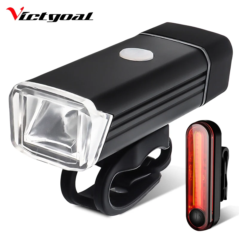 VICTGOAL Bike Light USB Rechargeable Flashlight For Bicycle Bicycle Headlight Rear Light Set MTB LED Front Lamp Back Taillight
VICTGOAL Bike Light USB Rechargeable Flashlight For Bicycle Bicycle Headlight Rear Light Set MTB LED Front Lamp Back Taillight